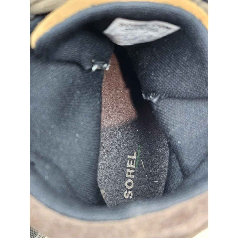 Sorel Cheyanne II Waterproof Duck Boots Mens 11 Elk Brown Leather‎ NM2101-286